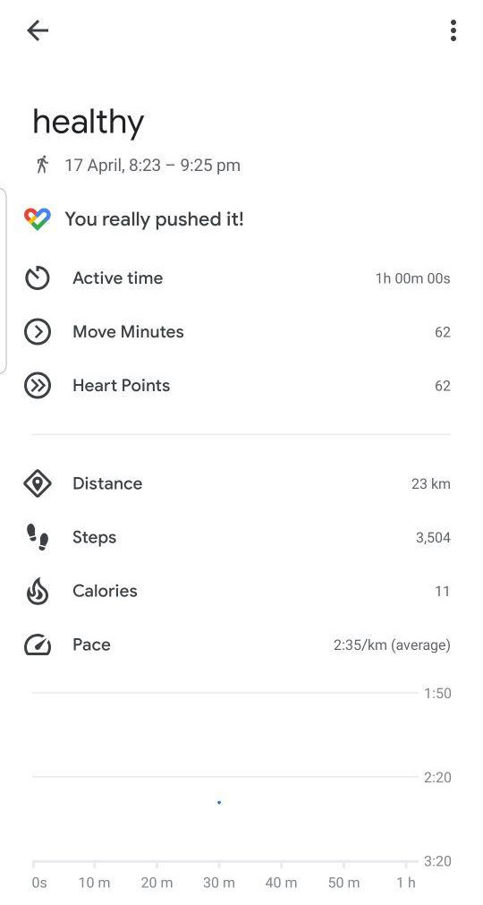 Add Manual Data for Google Fit Device