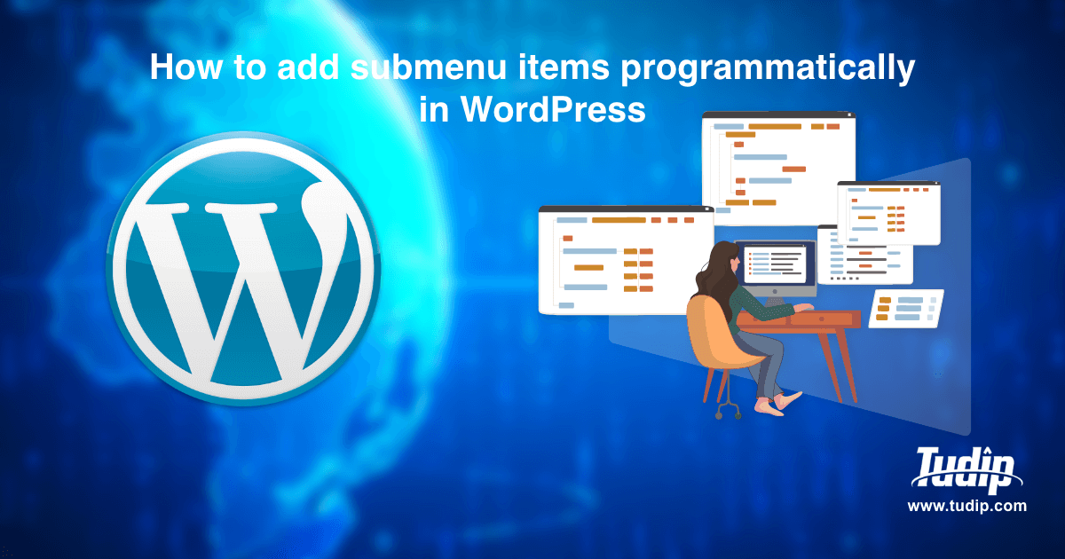 add menu item programmatically wordpress