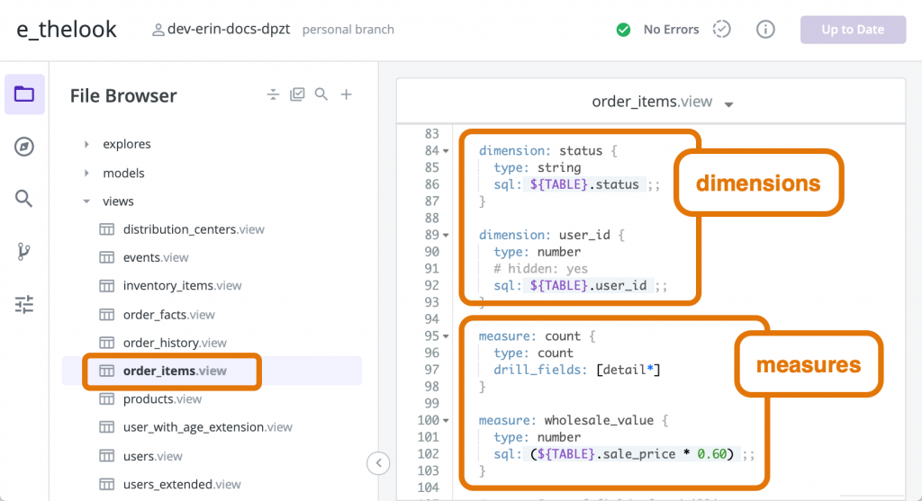 Introduction to LookML, Looker