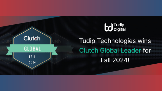 Tudip Technologies Recognized as a Clutch Global Leader for Fall 2024
