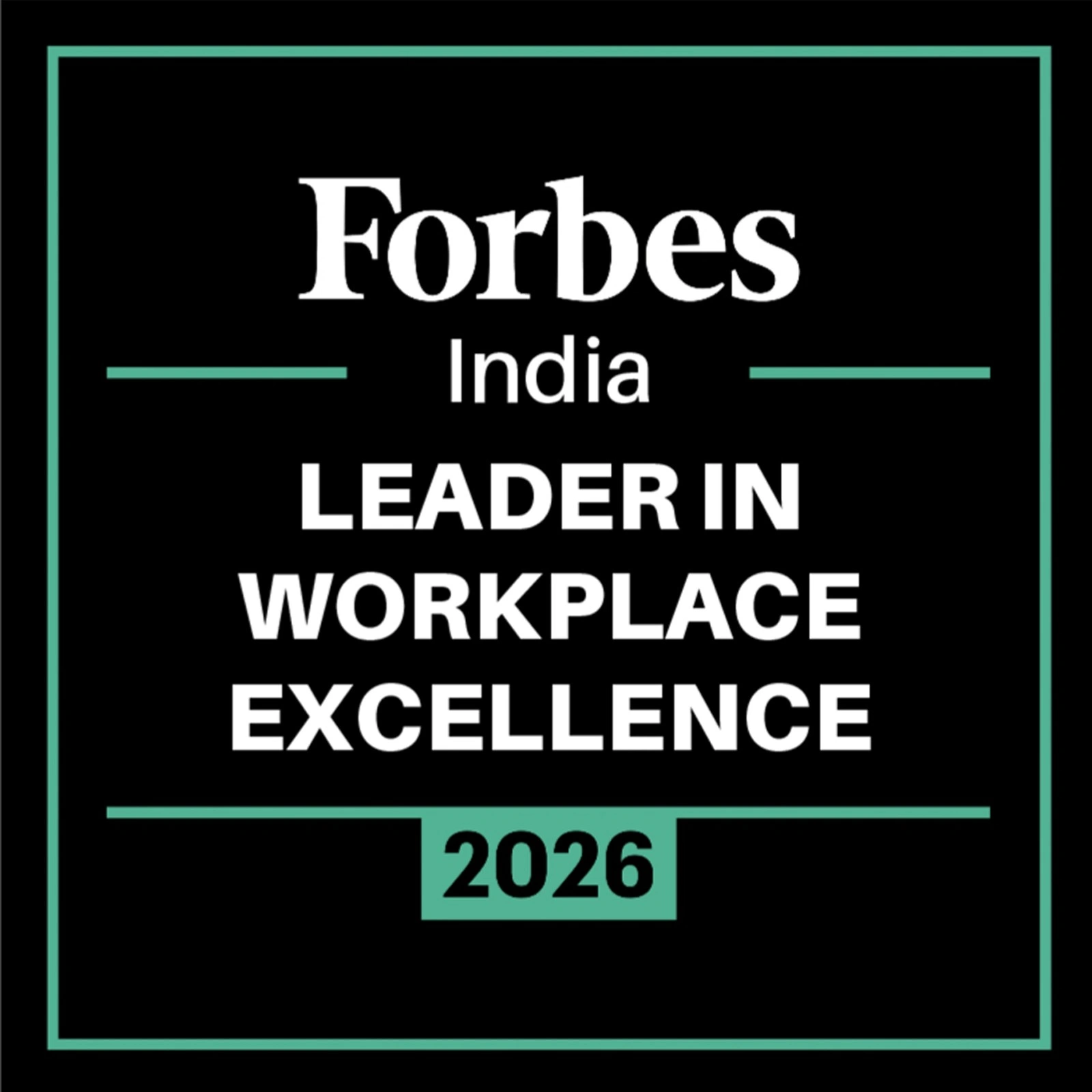 Forbes India Leader Recognition