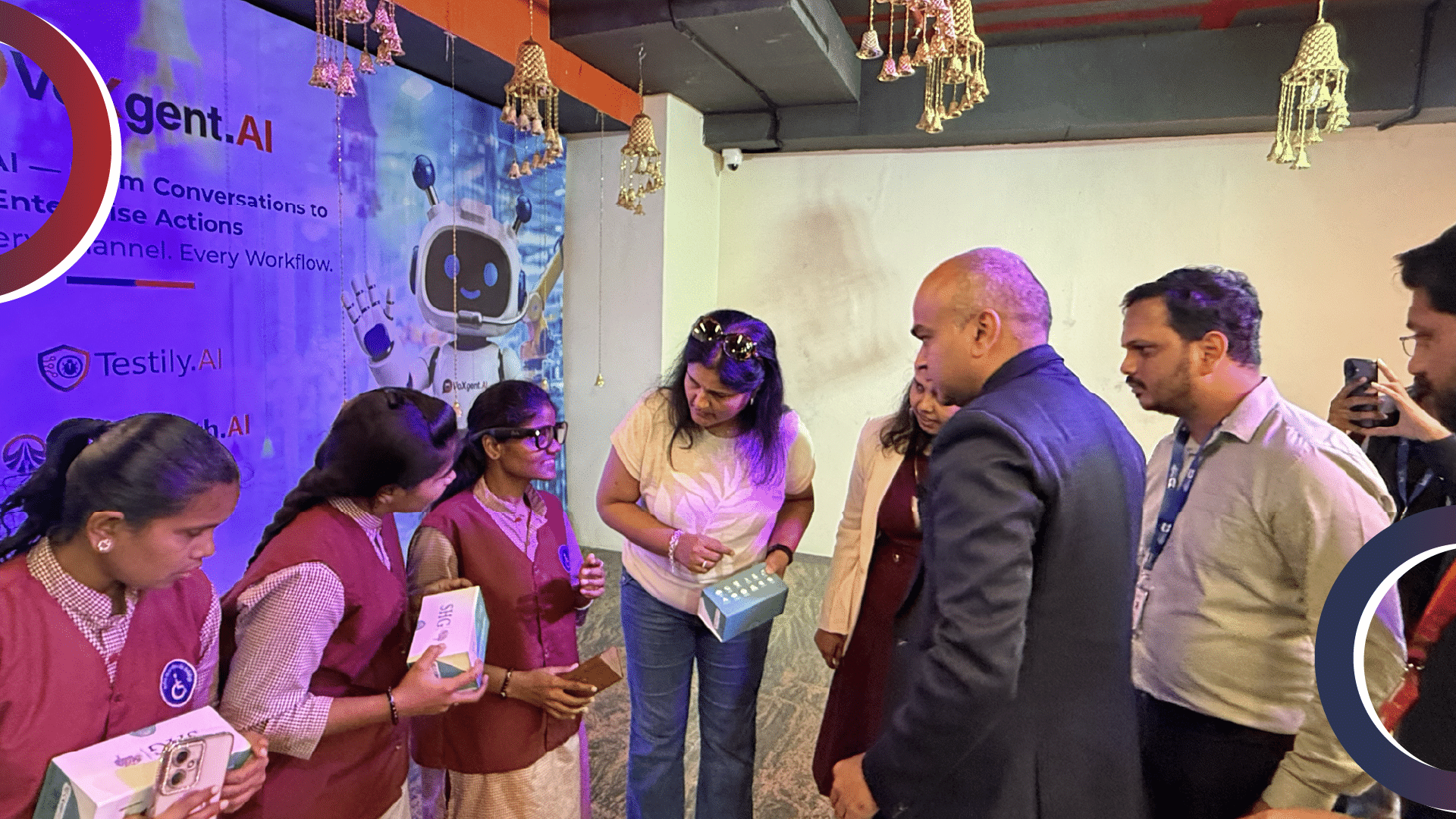 Tudip Digital team engaging with students