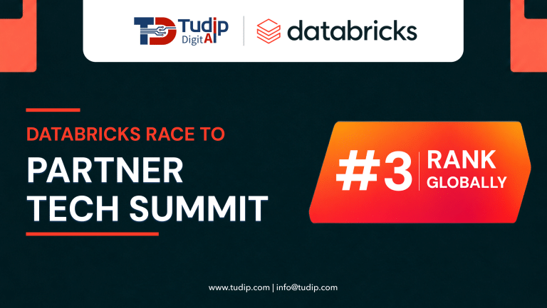 Tudip Takes the Podium in Databricks Race to Partner Tech Summit